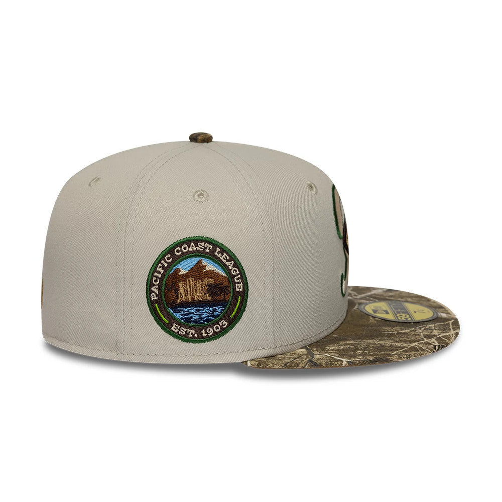Portland Beavers MiLB Hometown Beige 59FIFTY Fitted Cap