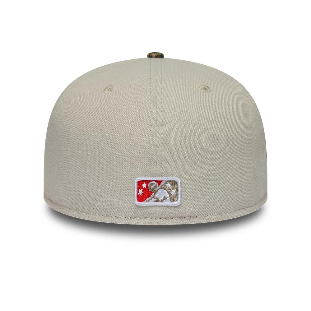 Gwinnett Stripers MiLB Hometown Sidepatch Beige 59FIFTY Fitted Cap