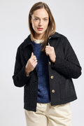 Alexandra | Chaqueta de velour acolchada de algodón