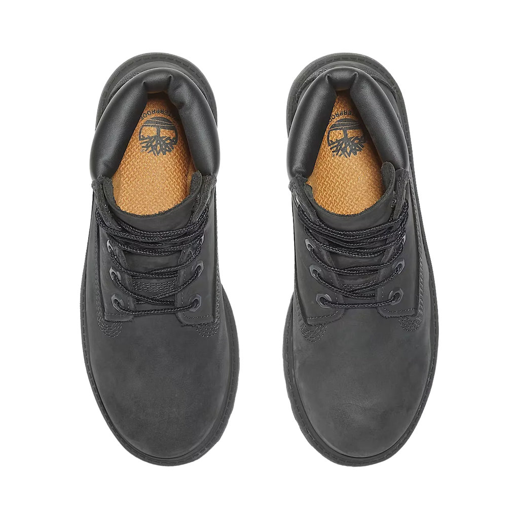 Timberland Grade School 6 Inch Lace Premium Waterproof Boot Black