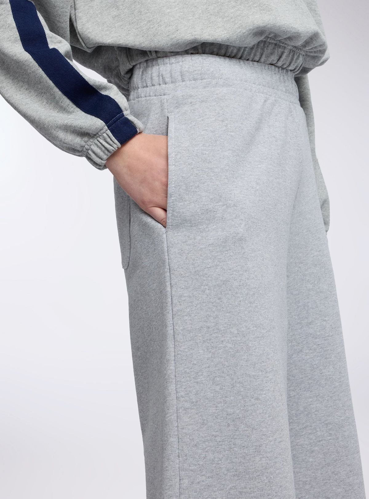 Light Heather Gray Fleece Bermuda Shorts