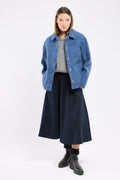 Esther |Chaqueta abotonada de lana hervida