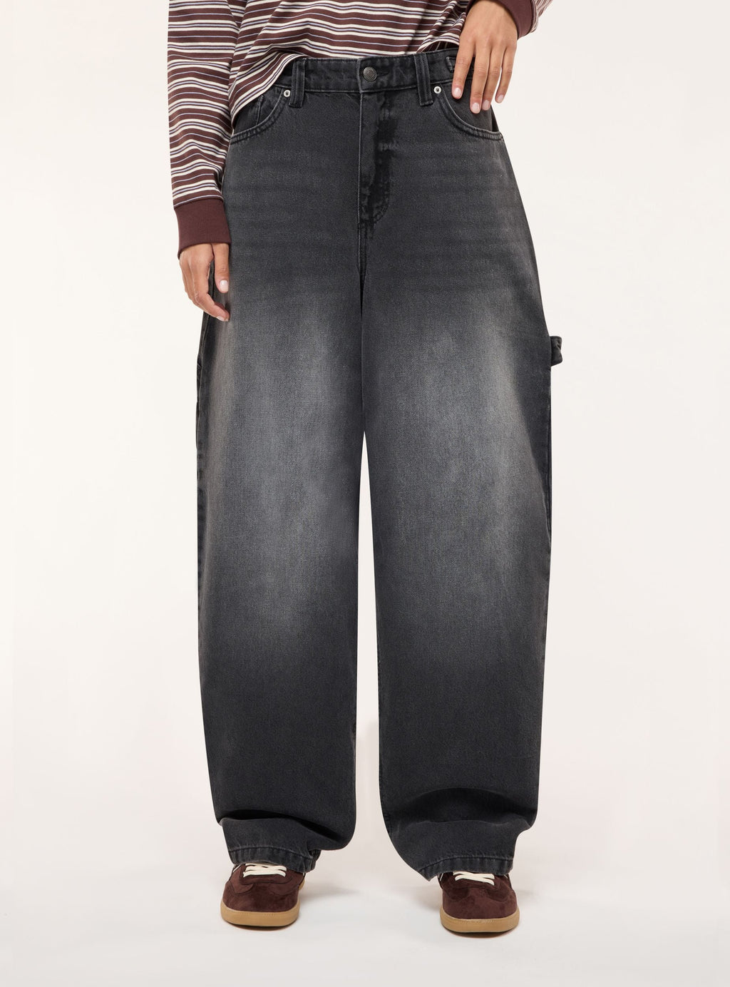 Vaqueros Carpenter Lisos Negro Denim