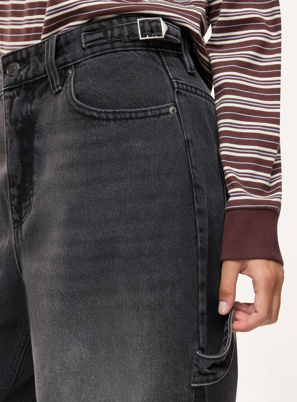 Vaqueros Carpenter Lisos Negro Denim