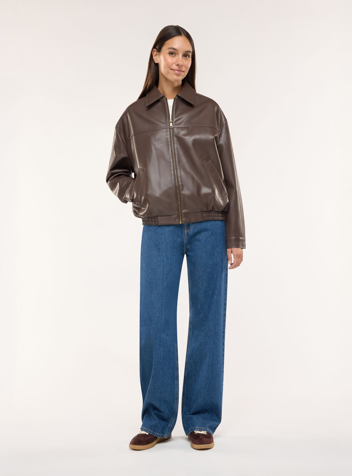 Bomber in similpelle