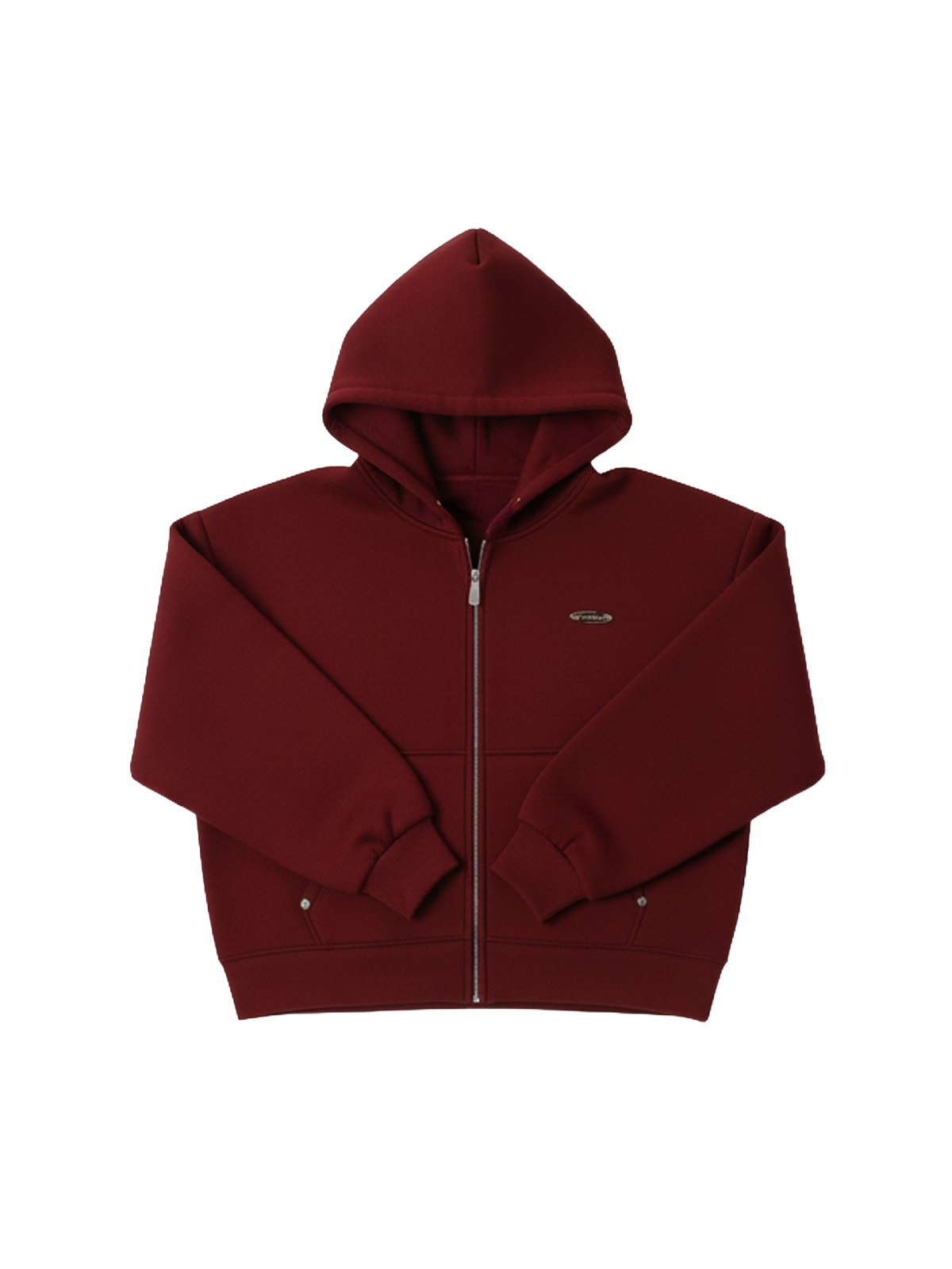 Sudadera con Capucha y Cremallera de Neopreno