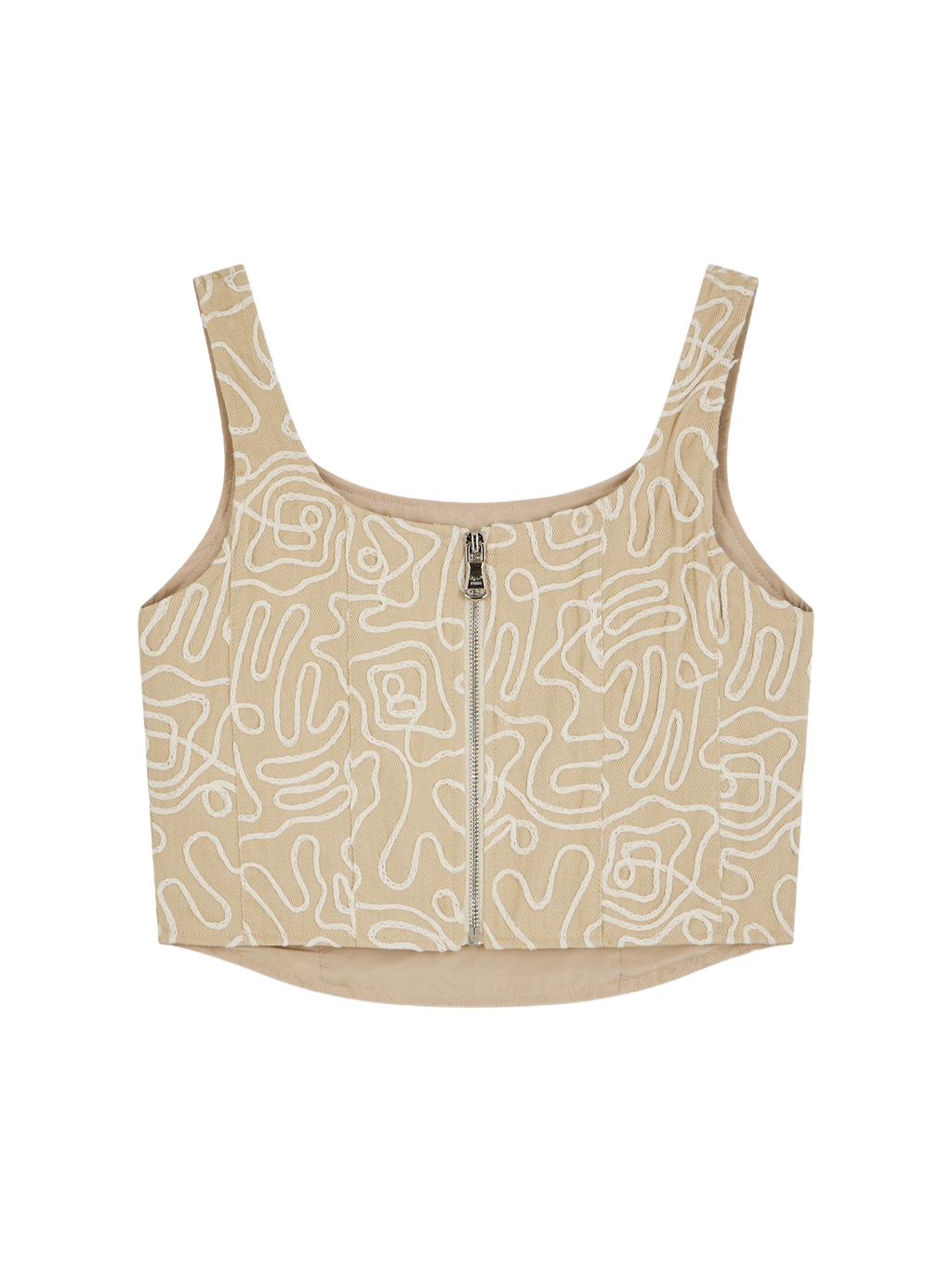 Beige Nazca Top