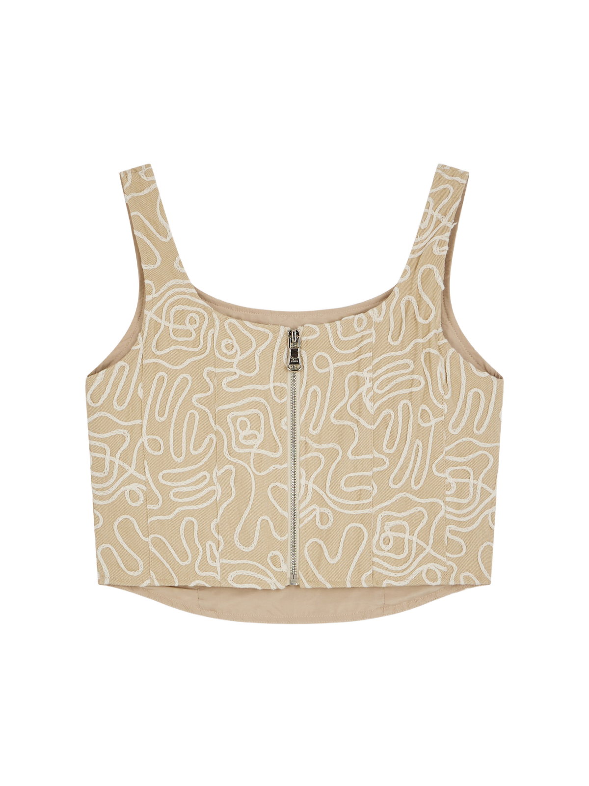 Beige Nazca Top
