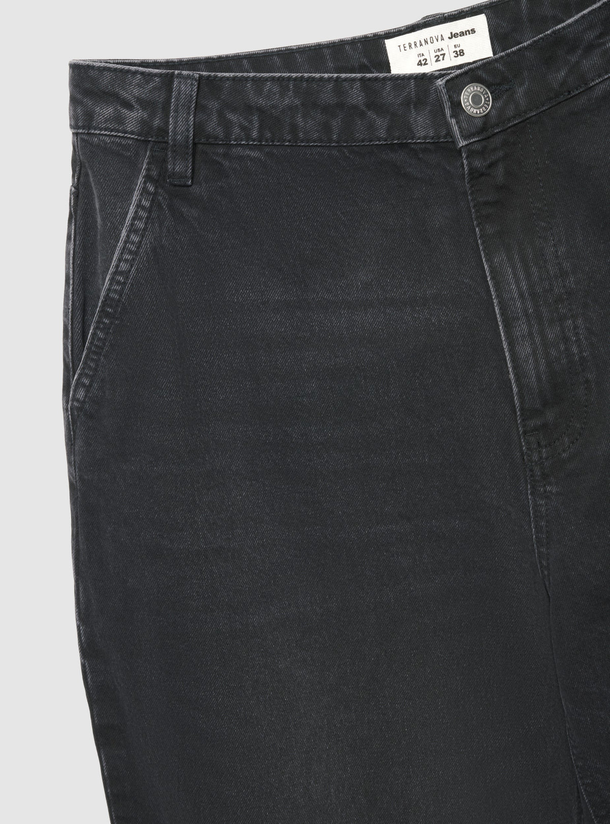 Black High-Rise Baggy Jeans