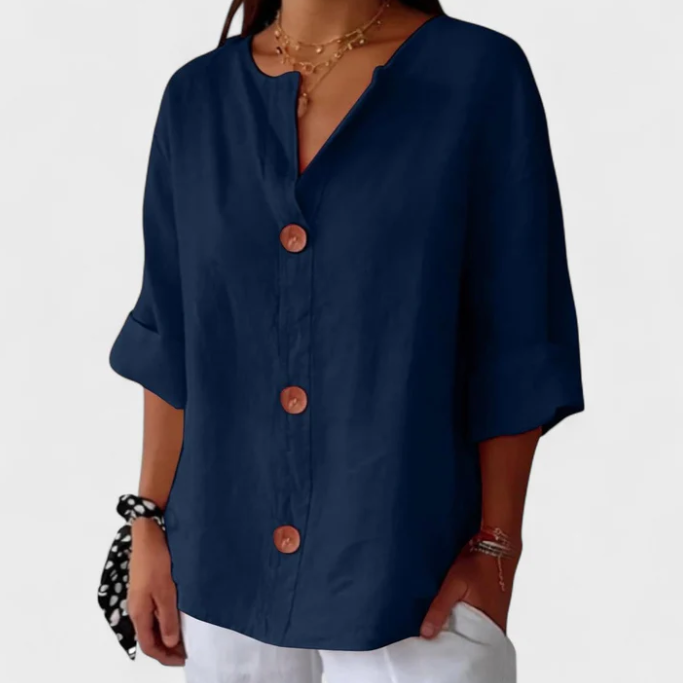 Linda | Blusa Casual de Lino