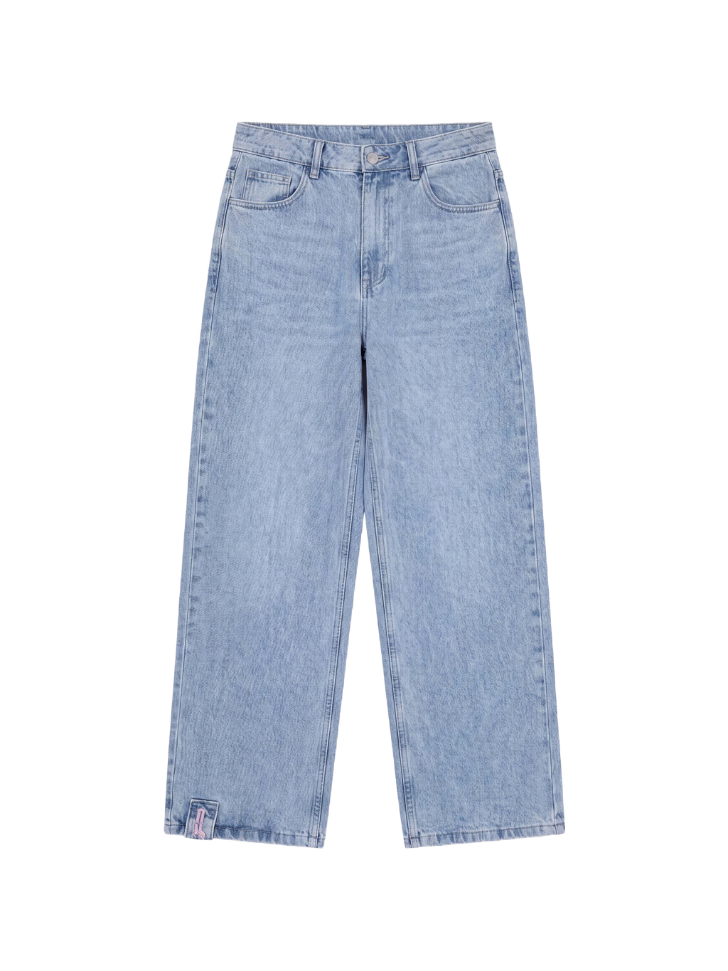 Fluffy Faded Jeans