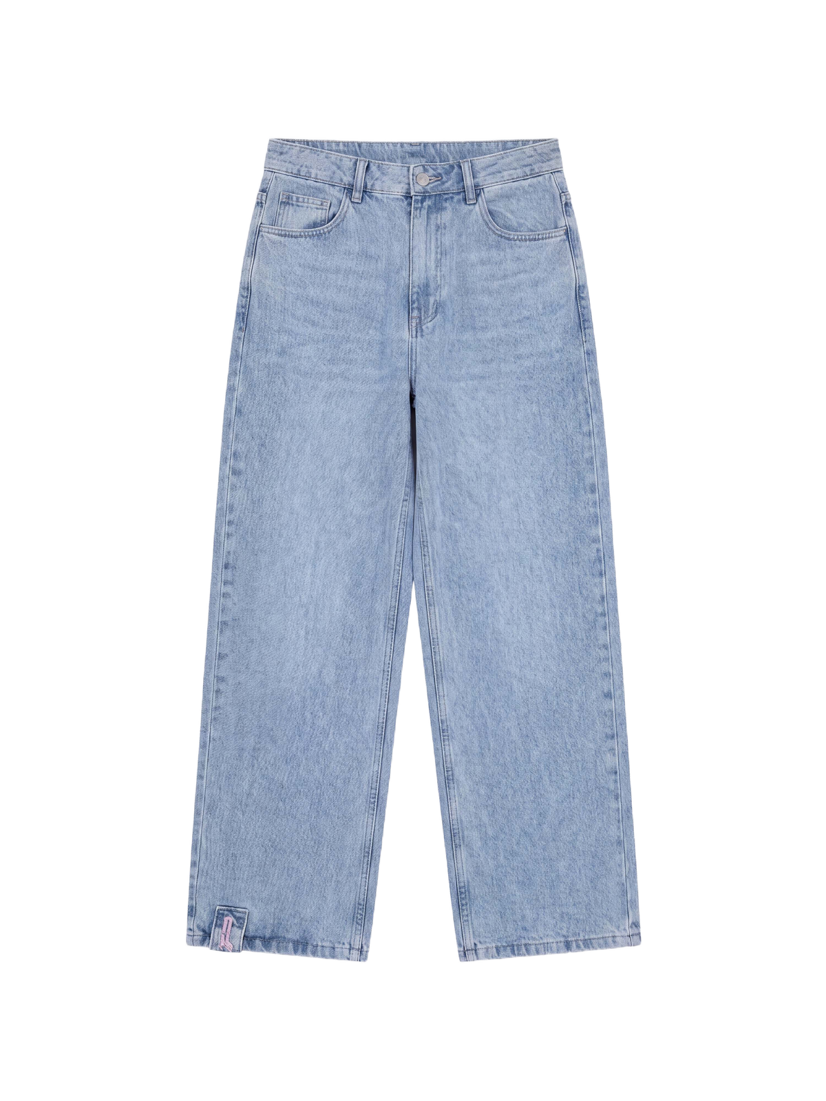 Fluffy Faded Jeans