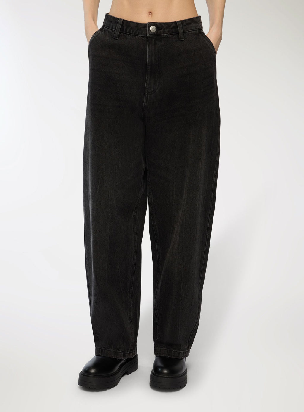 Vaqueros Baggy Negro