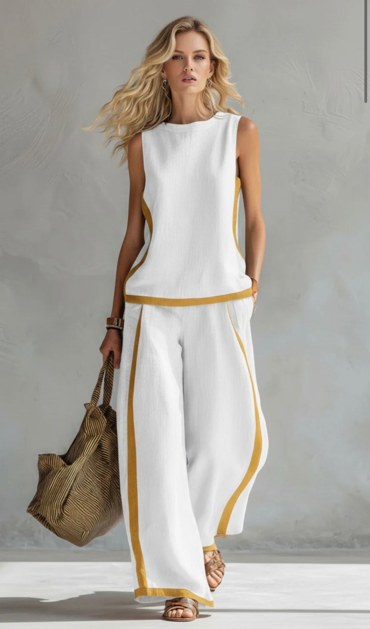 Conjunto Solène de Dos Piezas Fluido y Elegante