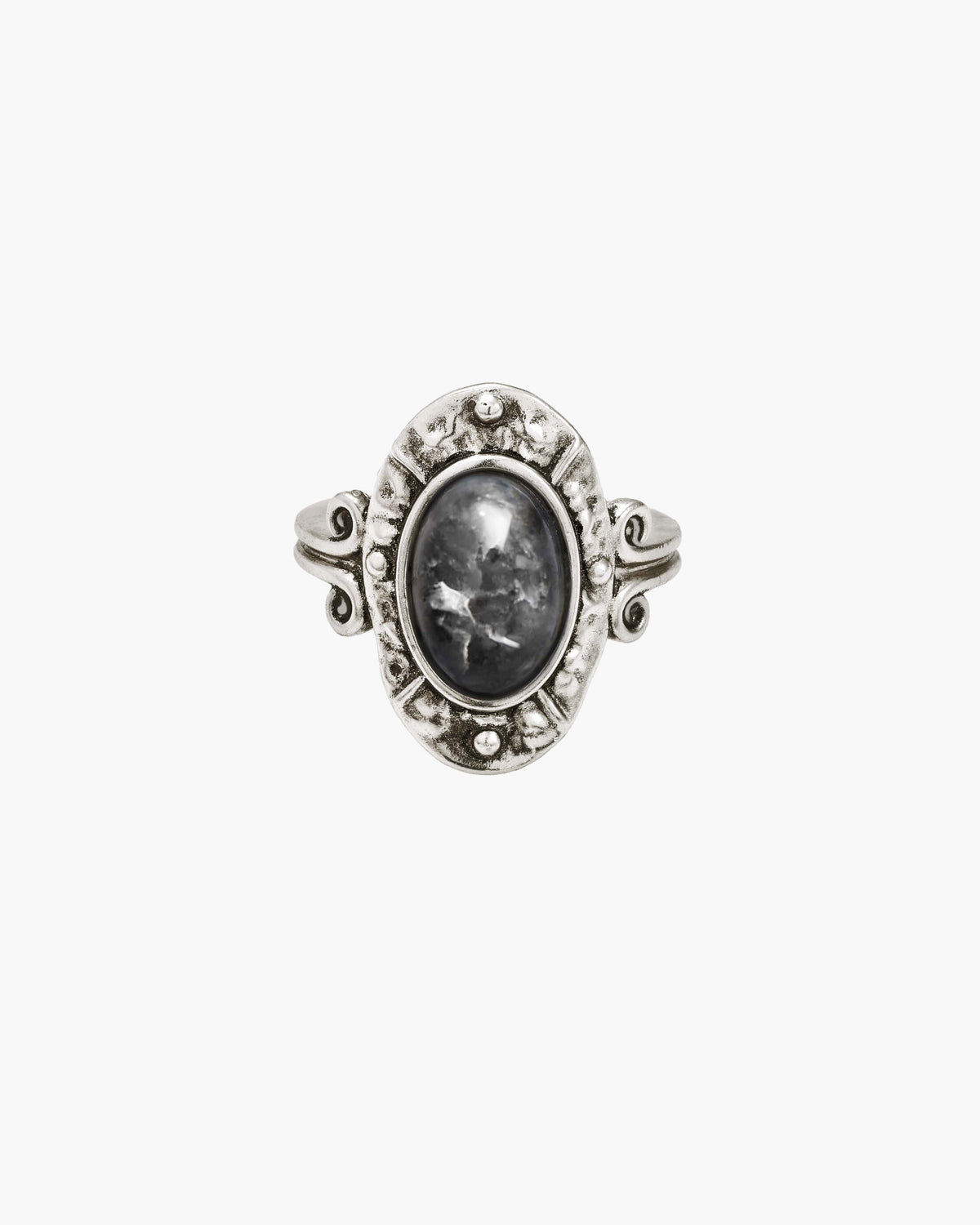 Mosswood Prehnite Toe Ring