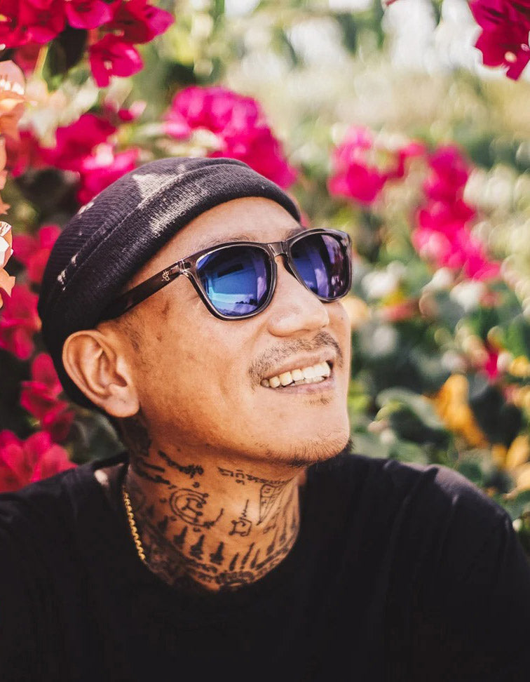 CHPO BODHI Sunglasses - Blue Mirror