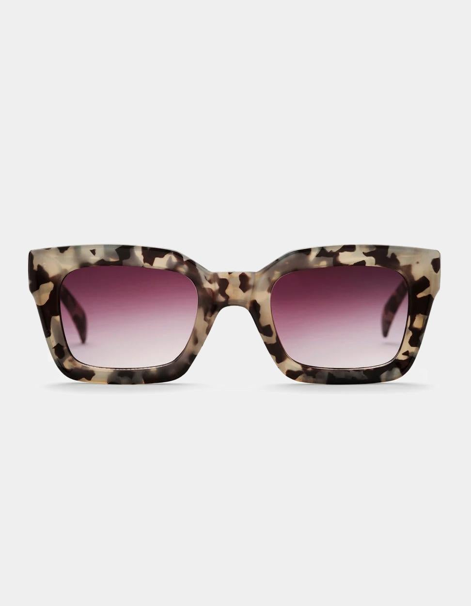 ANNA Glasses - Dalmatian/Black Gradient