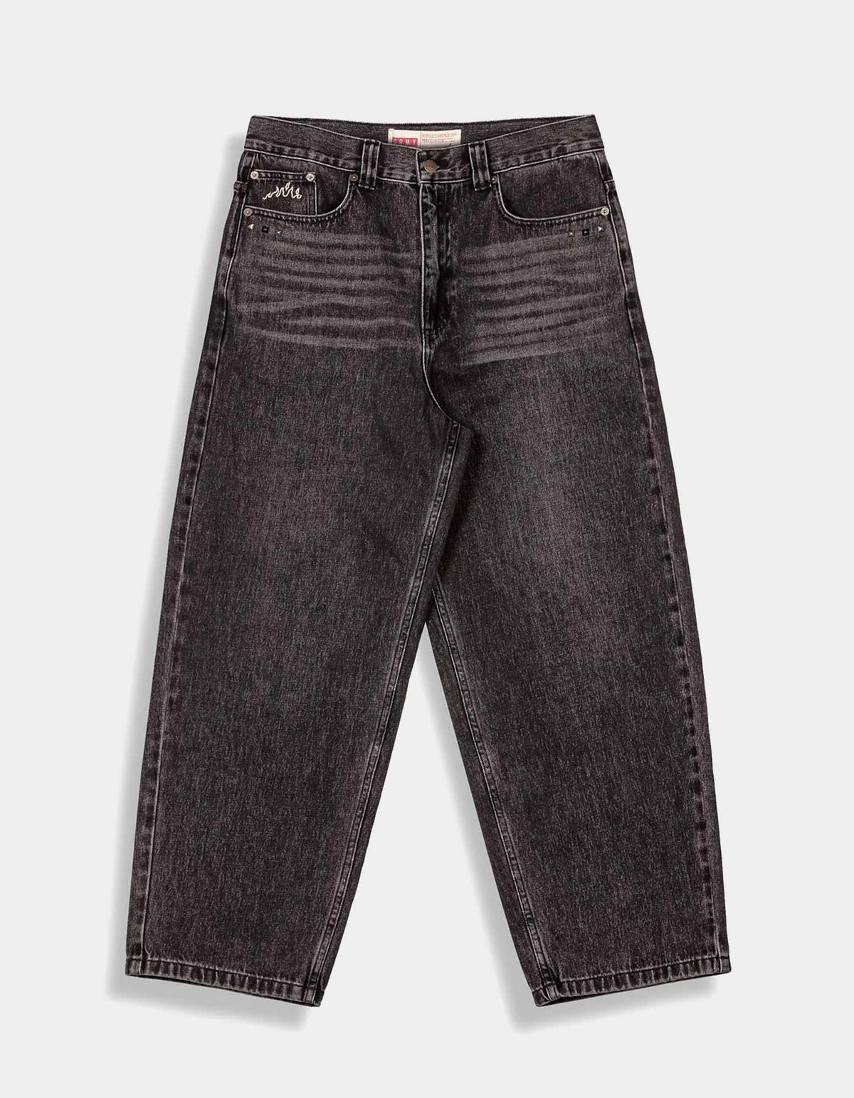 GRIMEY ROYAL PAW BIG BOY DNM Pants - Washed Black