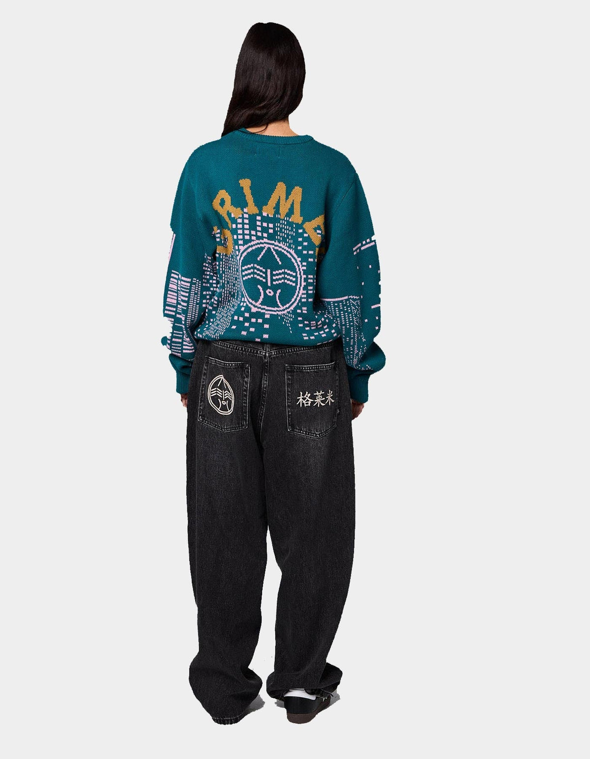 GRIMEY ROYAL PAW BIG BOY DNM Pants - Washed Black