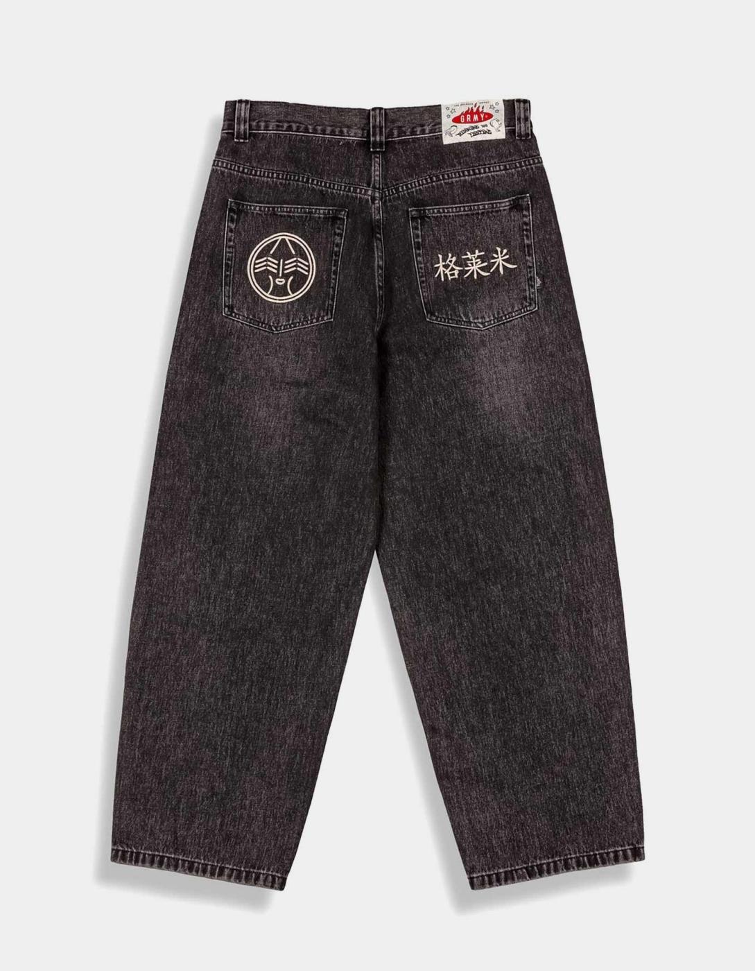 GRIMEY ROYAL PAW BIG BOY DNM Pants - Washed Black