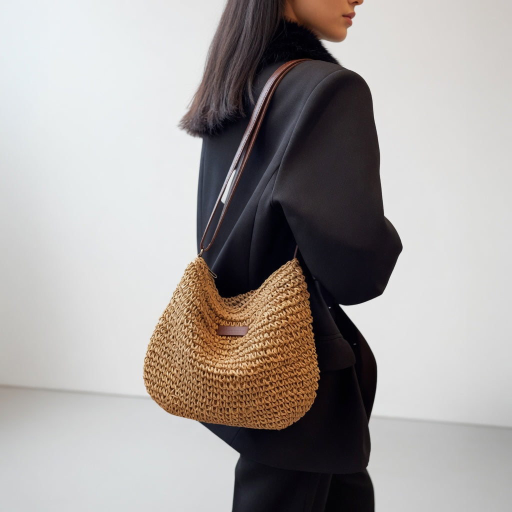 Mirevaëlle | Bolso Trenzado Natural