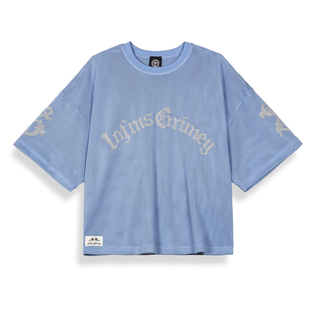 Camiseta Chief Watcher Mesh Boxy Azul Claro