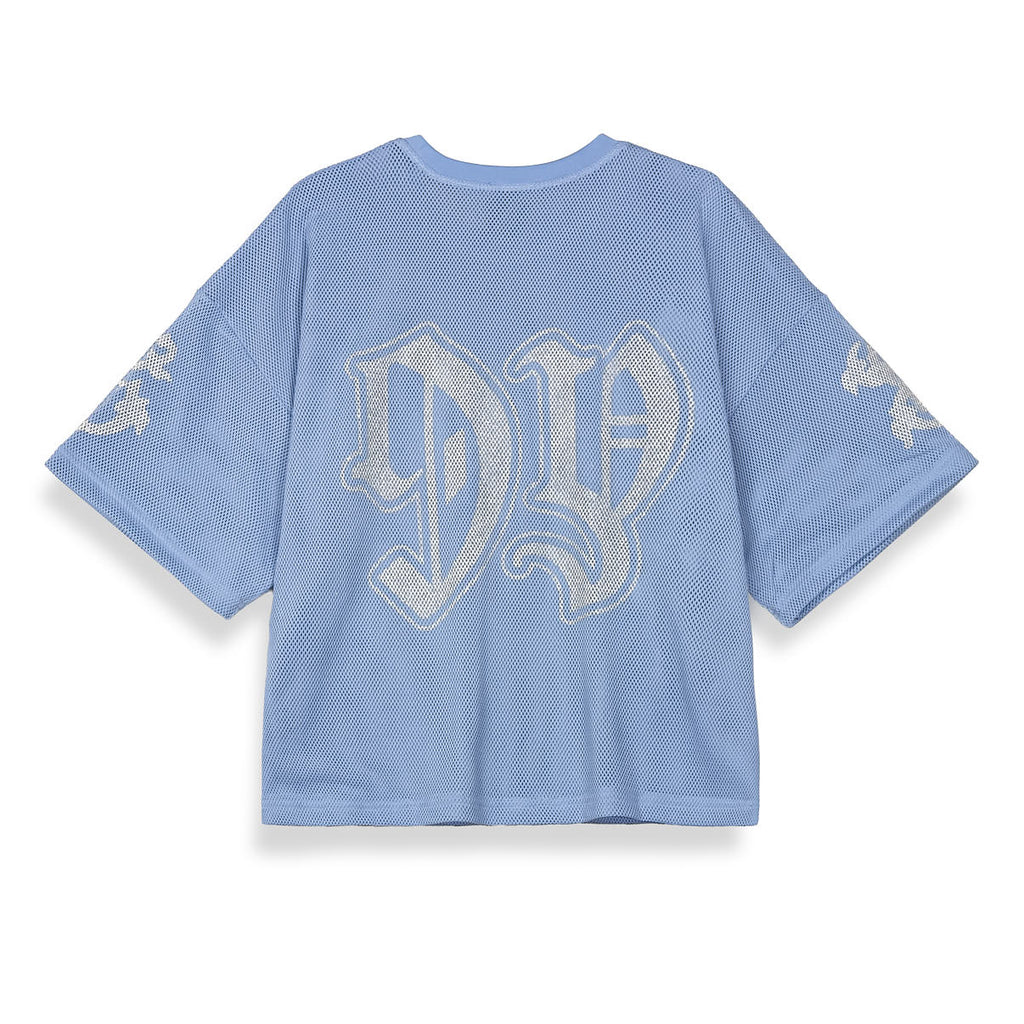Camiseta Chief Watcher Mesh Boxy Azul Claro