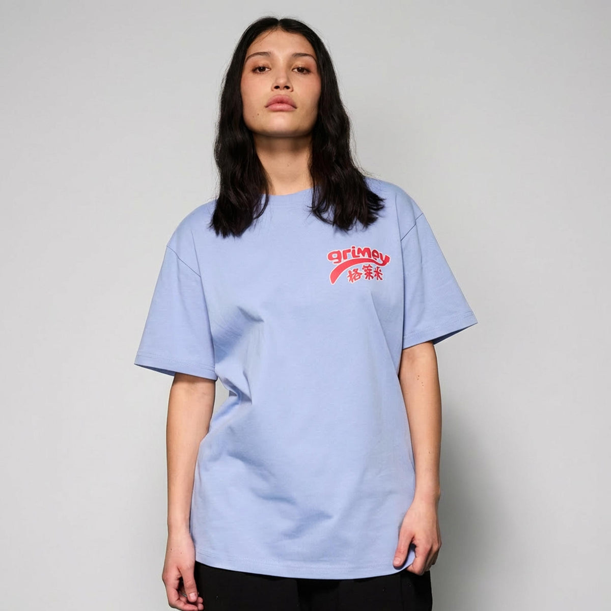 Camiseta Concreat Jungle Gé Lái Mi Classic Fit Azul