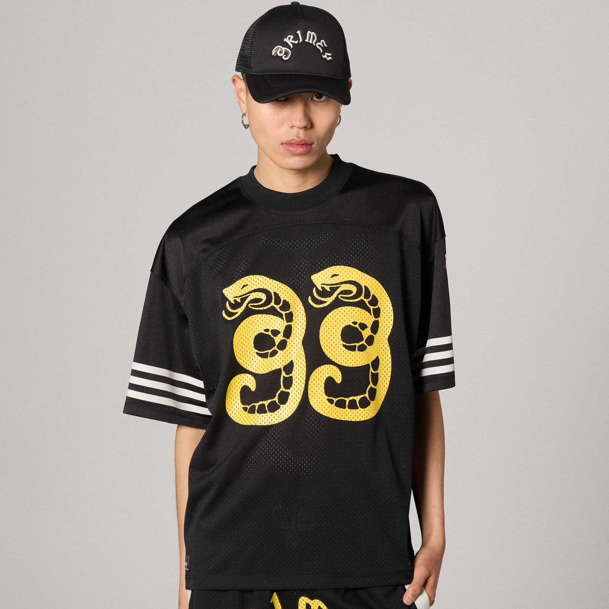Camiseta Fútbol Droppin Science Mesh Boxy Negra