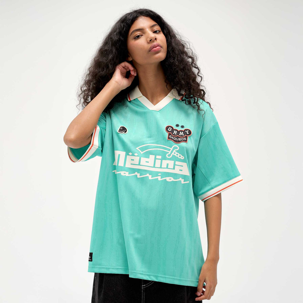 Machetazos The Warrior Boxy Green Soccer Jersey