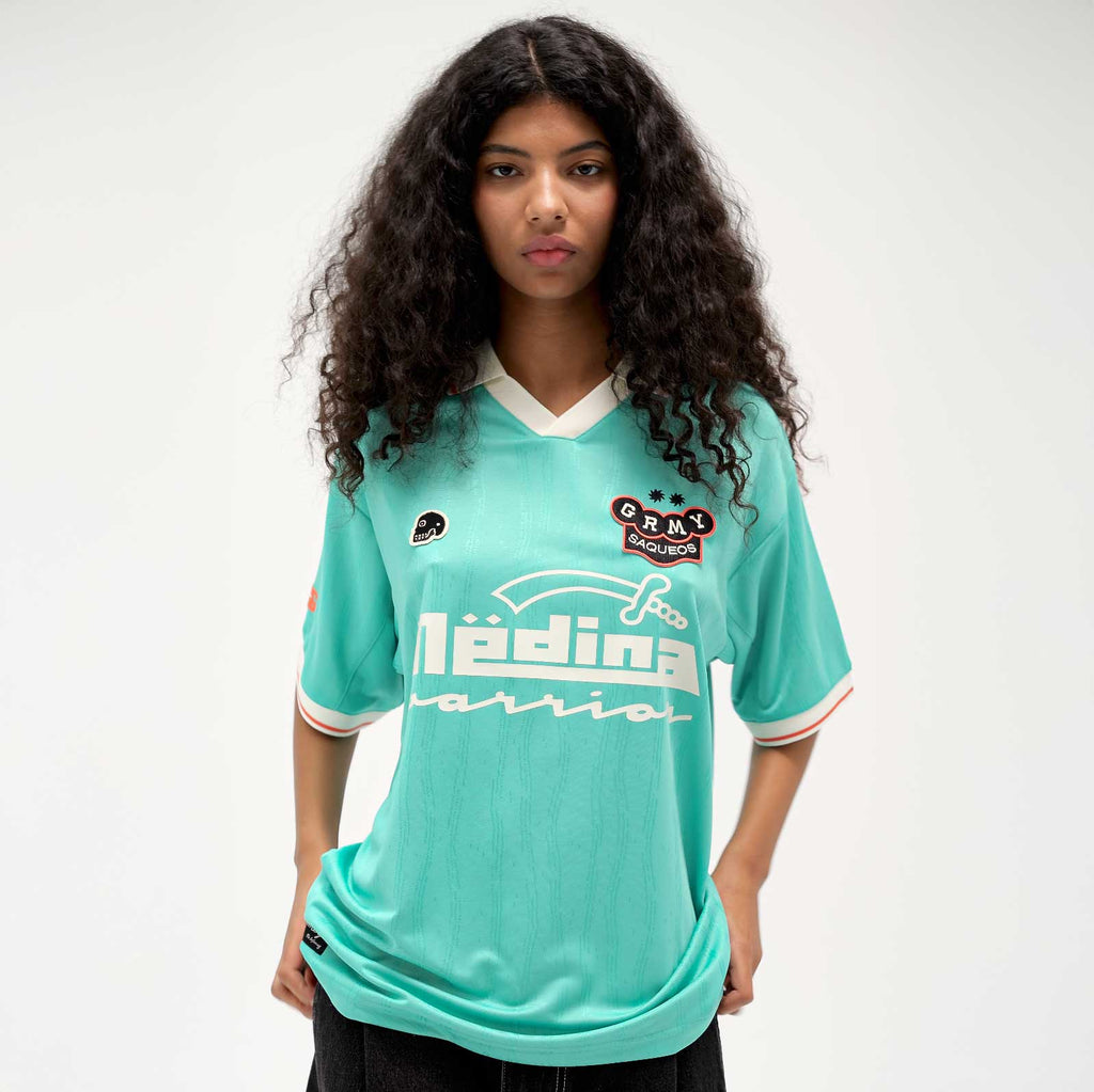 Machetazos The Warrior Boxy Green Soccer Jersey