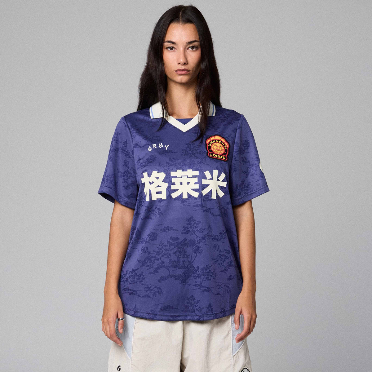Camiseta Fútbol Sampans Azul