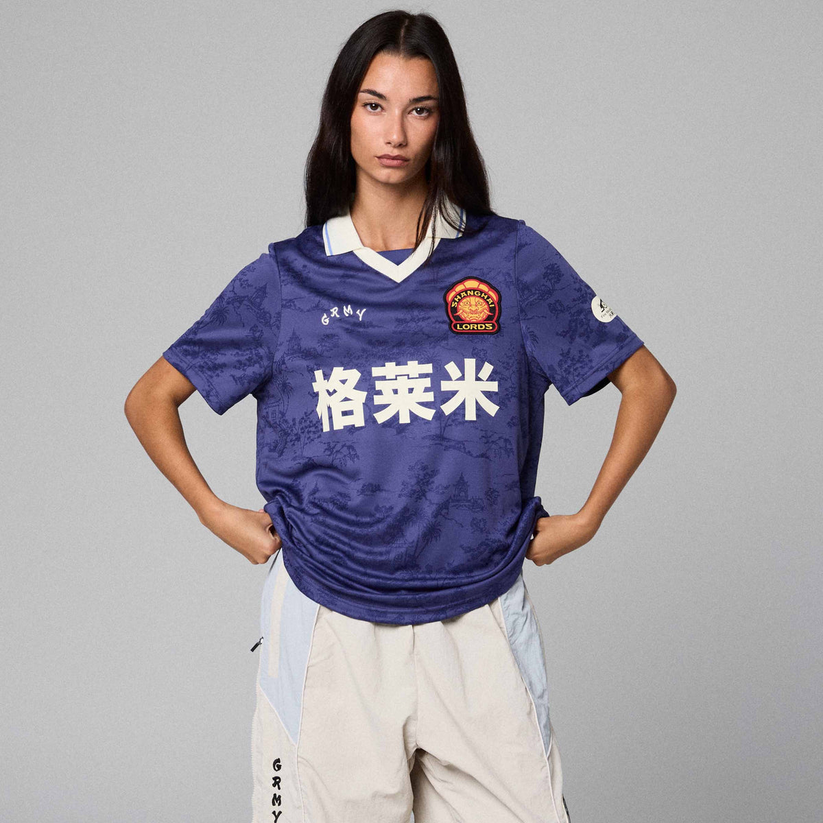 Camiseta Fútbol Sampans Azul