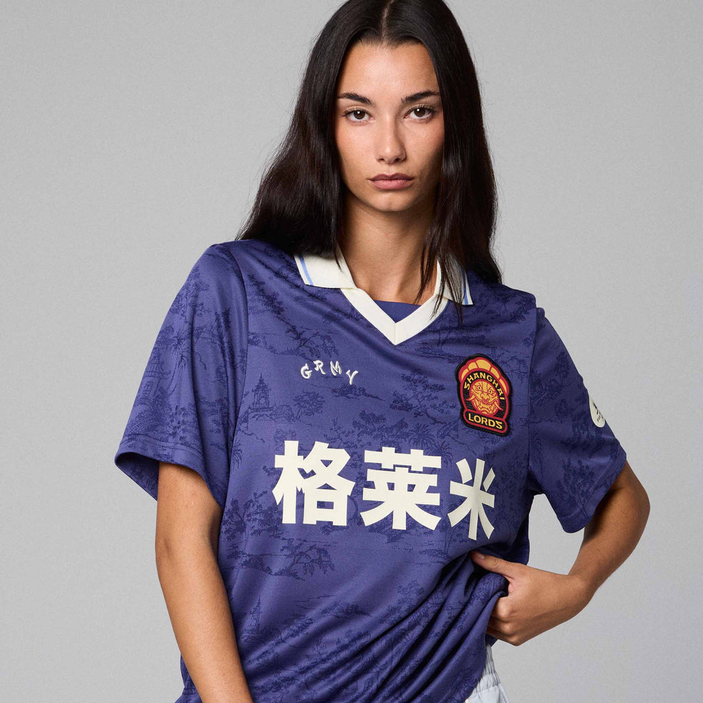 Camiseta Fútbol Sampans Azul