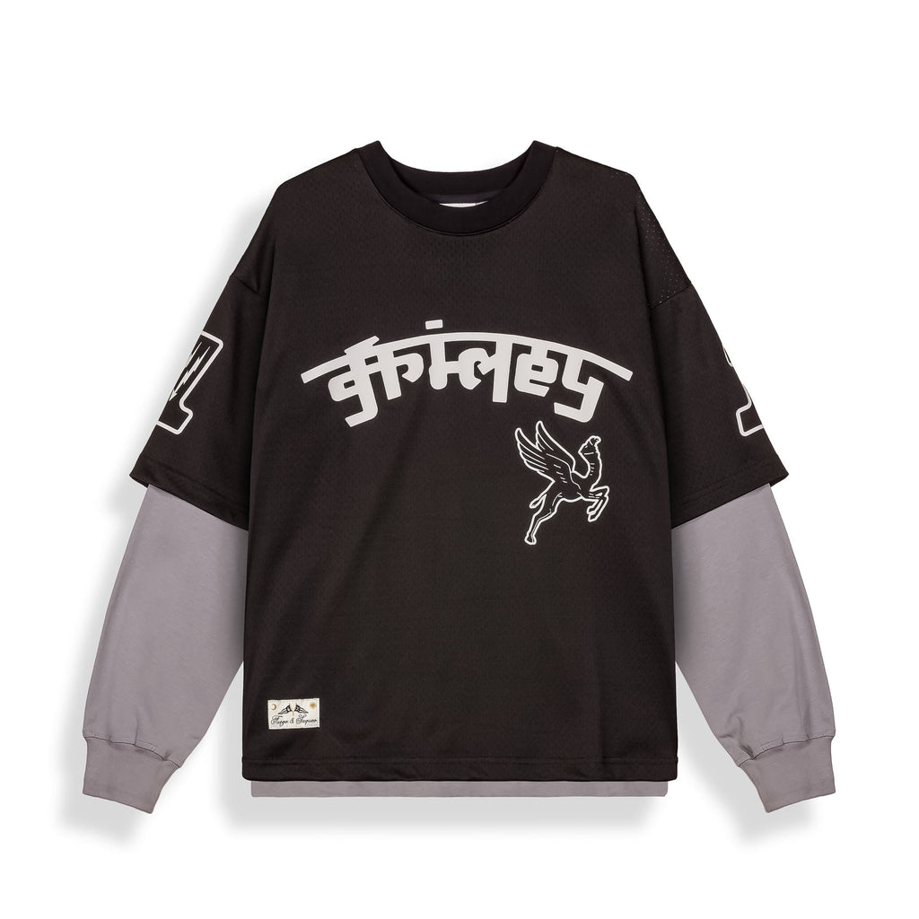 Camiseta Manga Larga Race War Mesh Negra