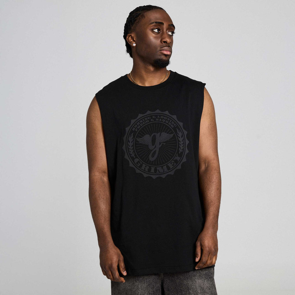 Black Chief Watcher Sleeveless T-Shirt