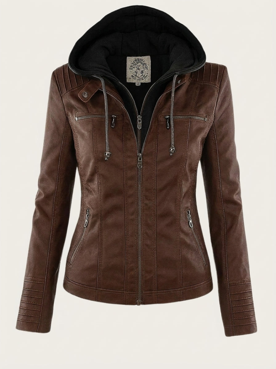 Sara - Chaqueta de Piel Resistente y Elegante