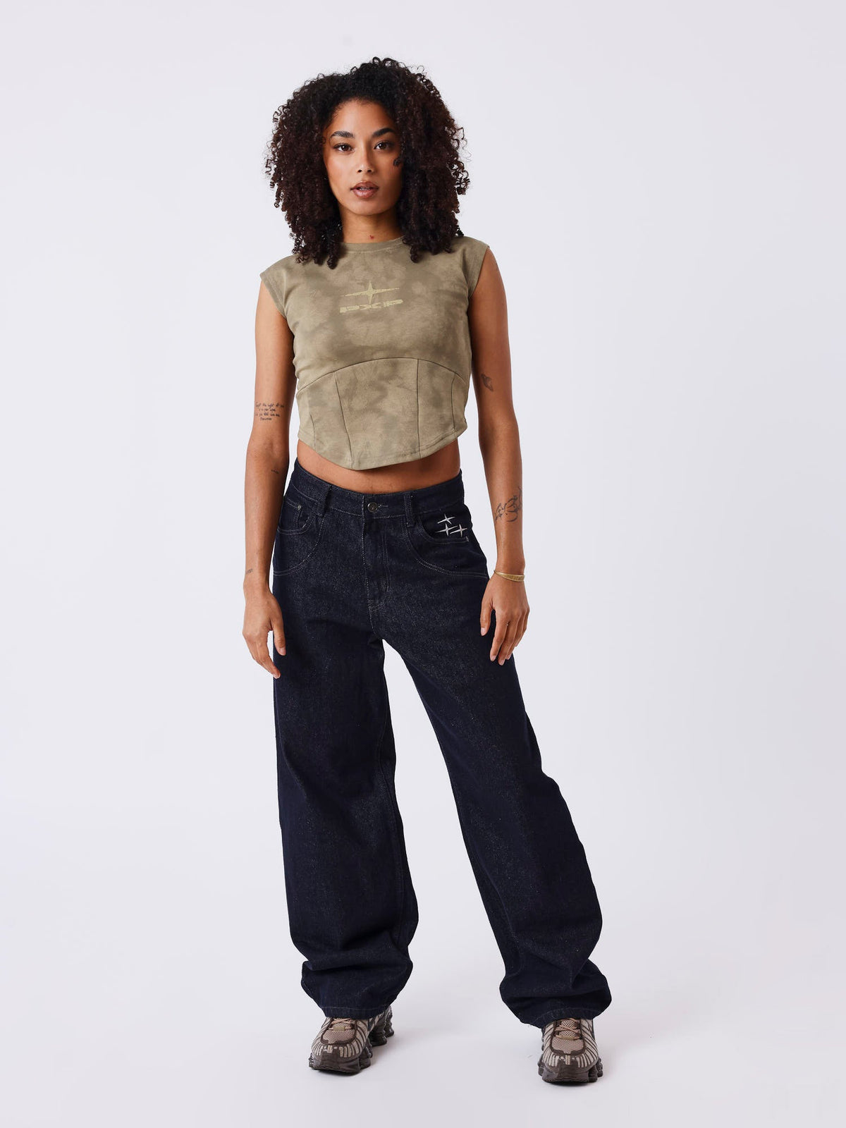 Off-White Faded Sleeveless Top