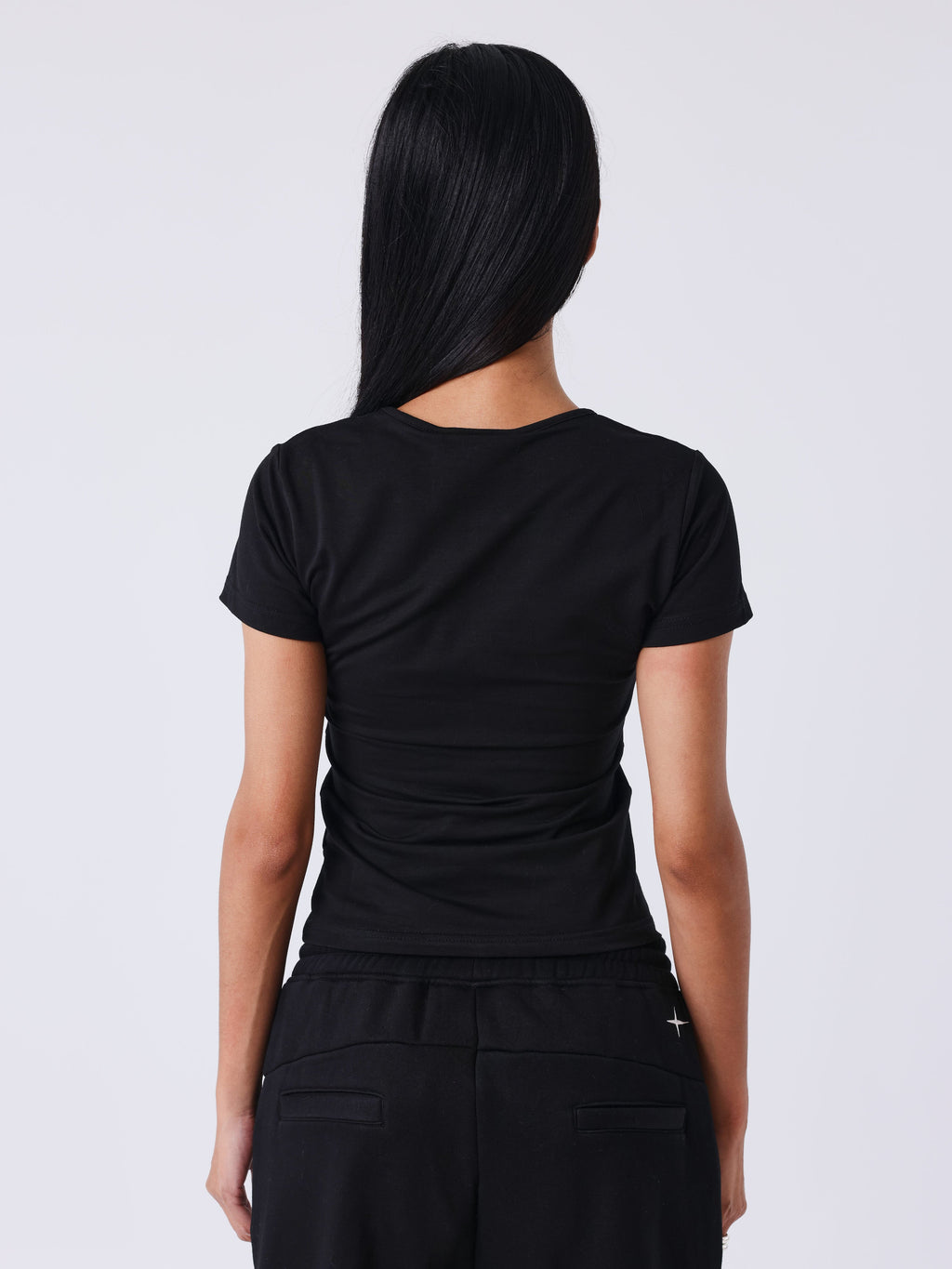 Black/Ecru Slow Top