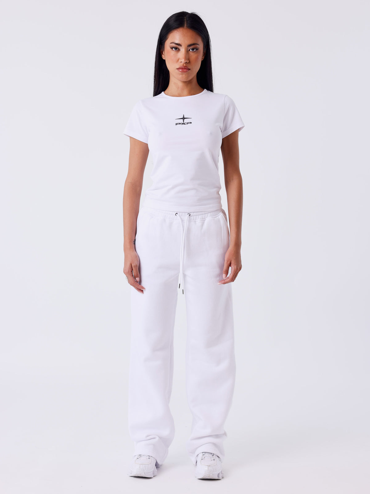 White/Khaki Slowly Top