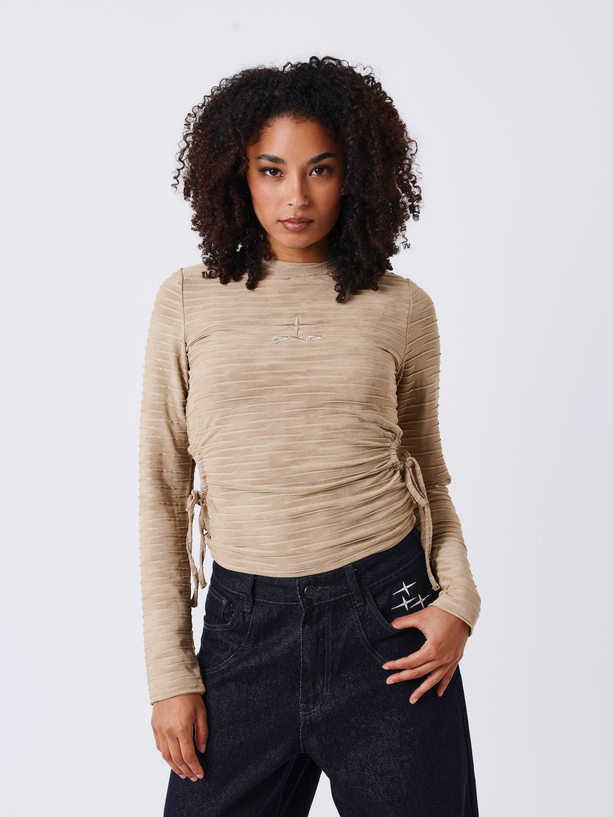 Top Revolt Gris Humo