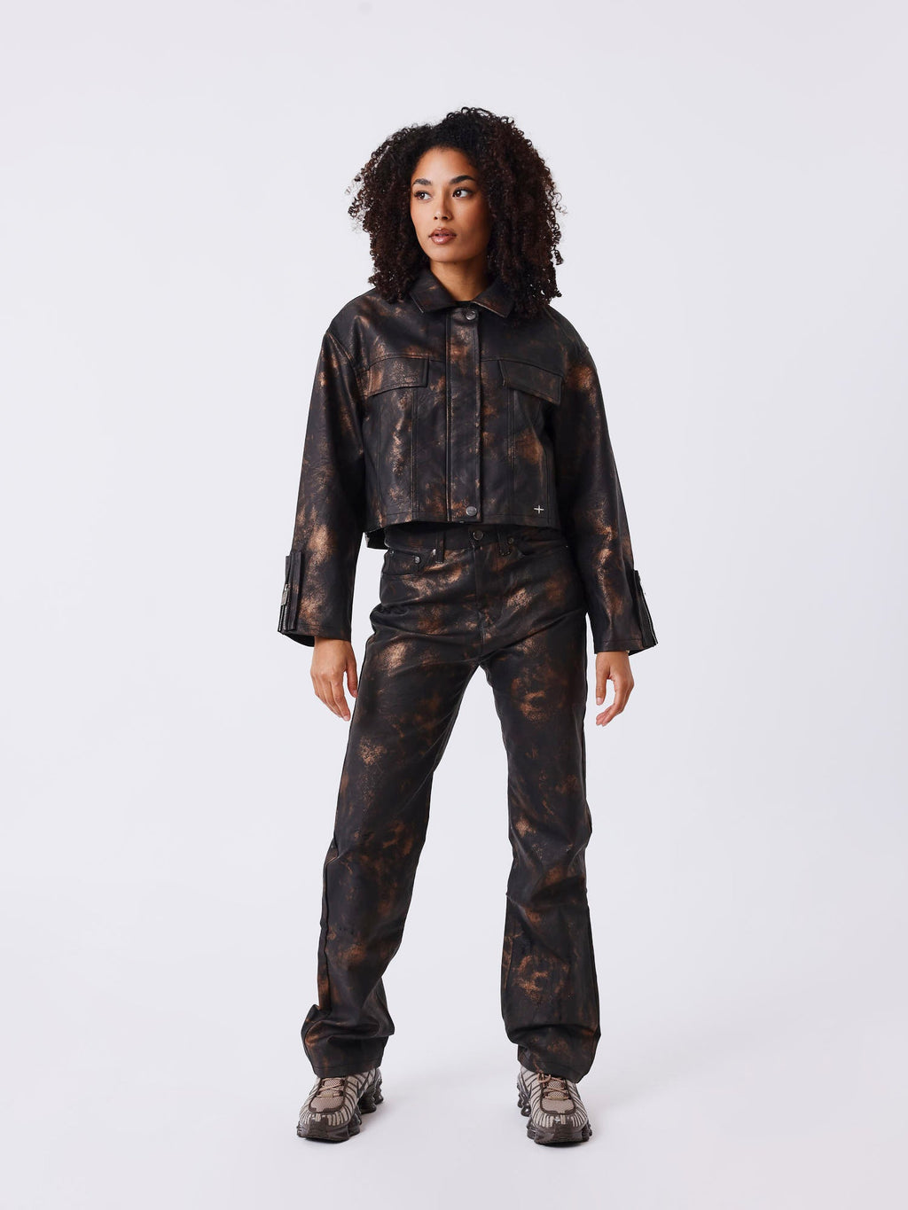 Distressed-Effect Jacket