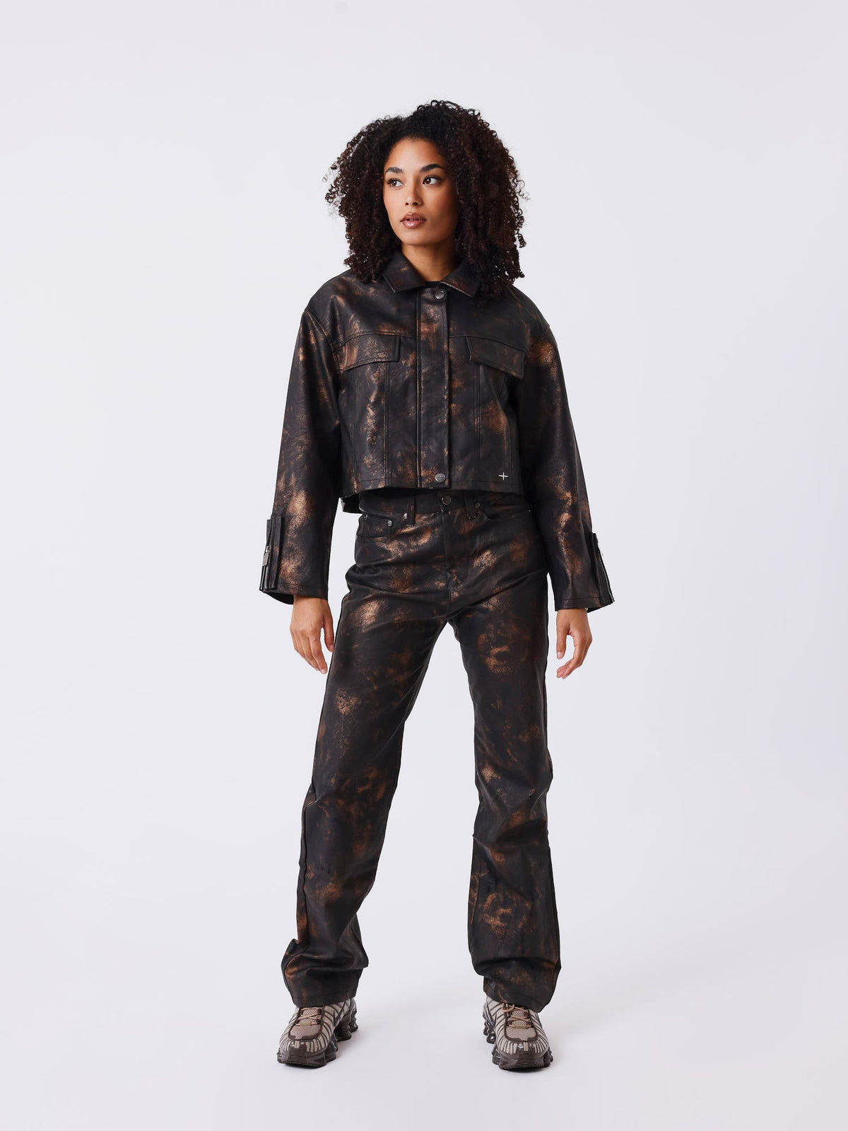 Distressed-Effect Jacket