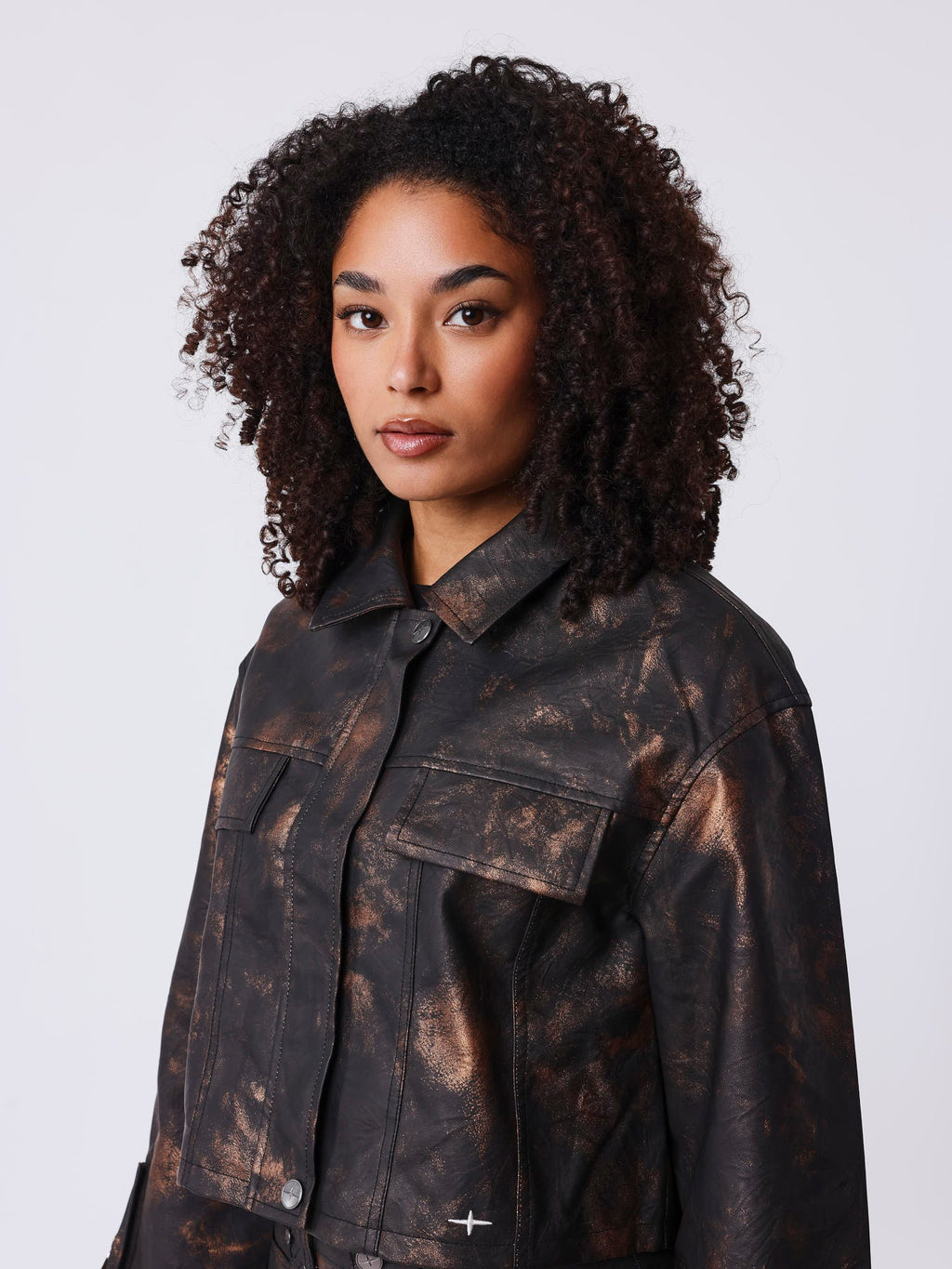 Distressed-Effect Jacket
