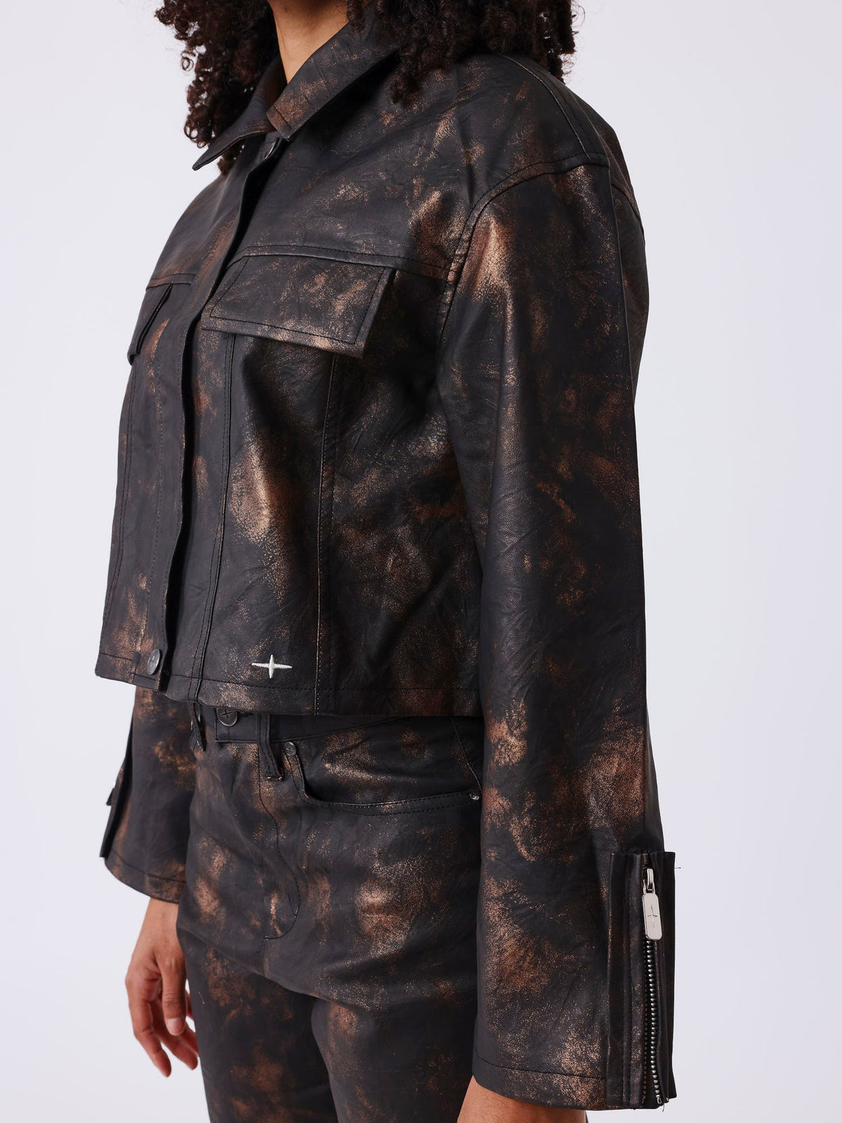 Distressed-Effect Jacket