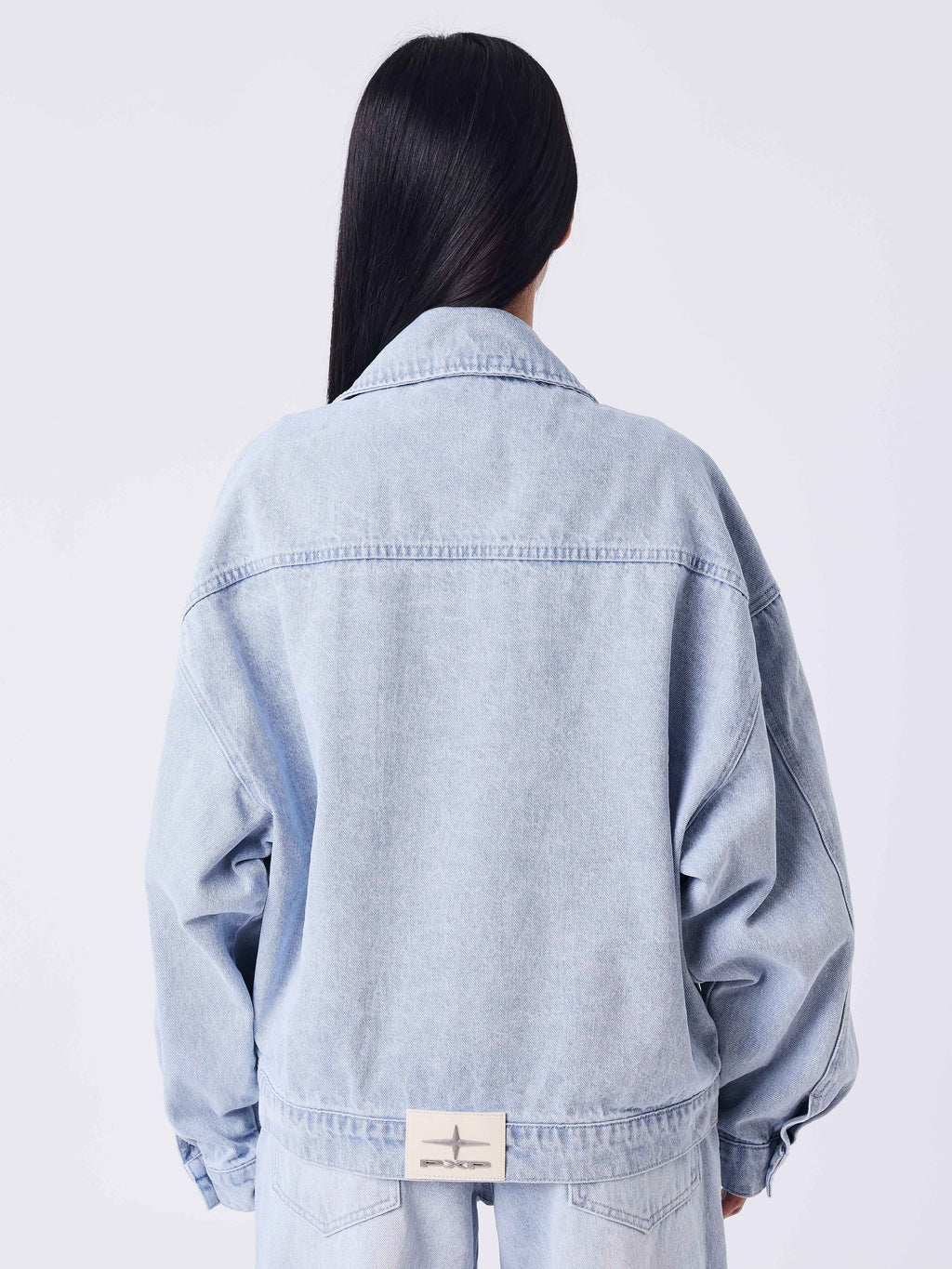 Chaqueta Oversize Vaquera Azul Desgastada Polaris