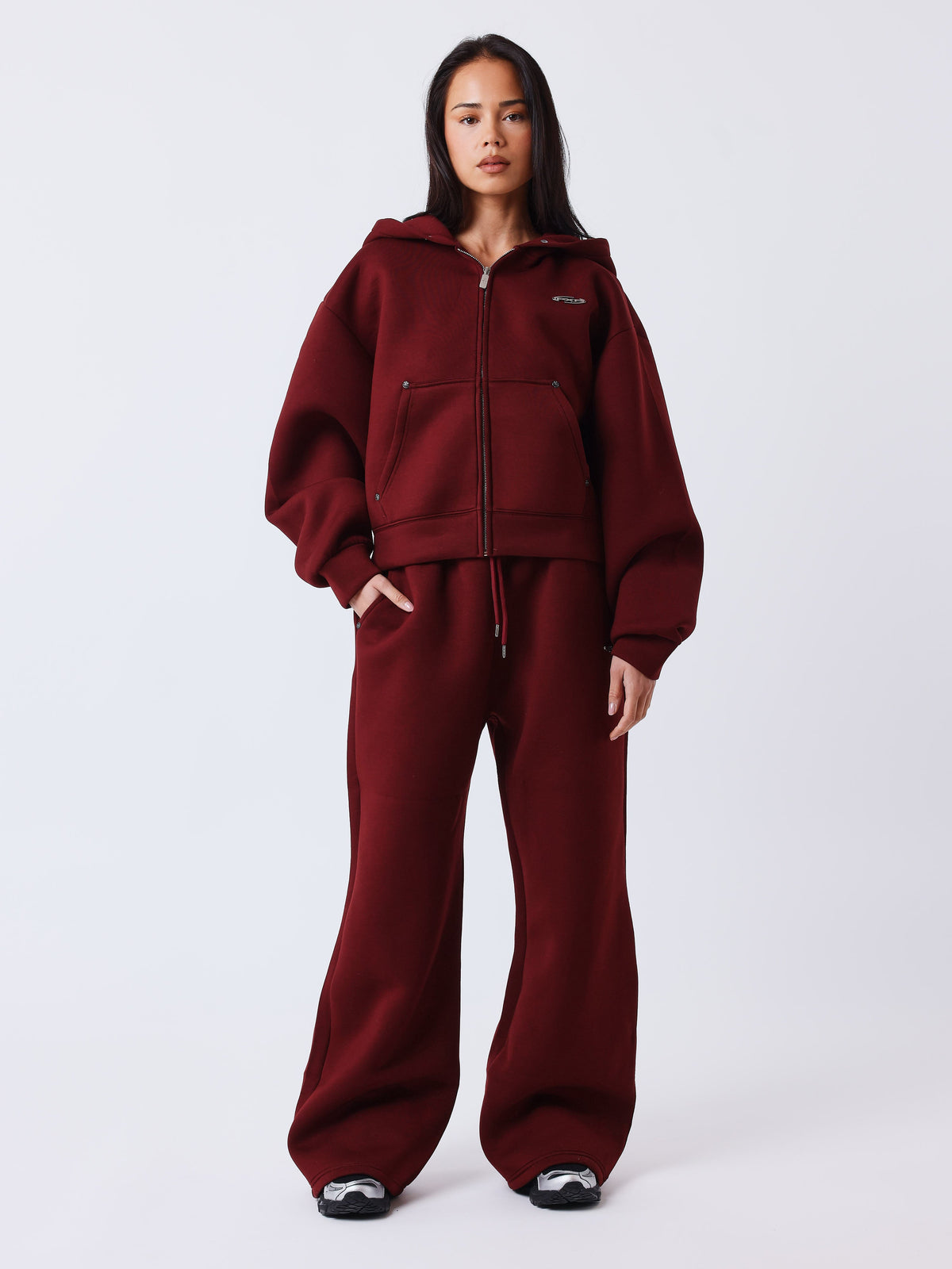 Sudadera con Capucha y Cremallera de Neopreno