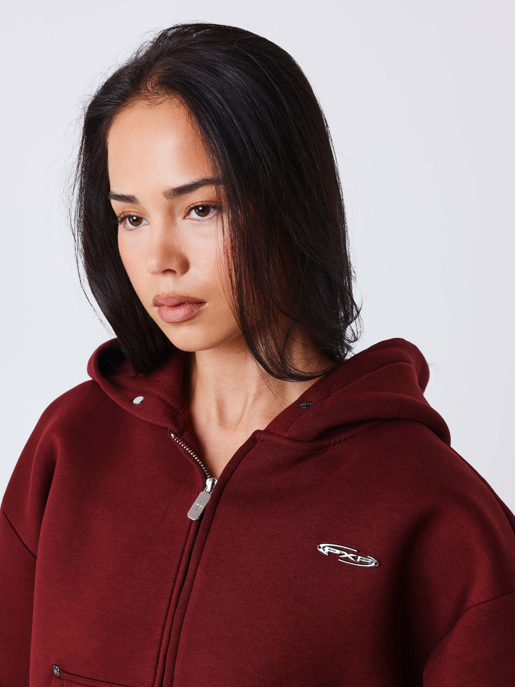 Sudadera con Capucha y Cremallera de Neopreno