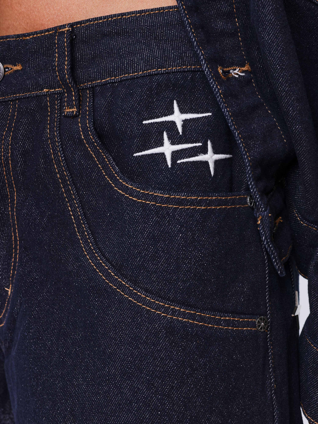 Vaquero Barrel Denim Crudo