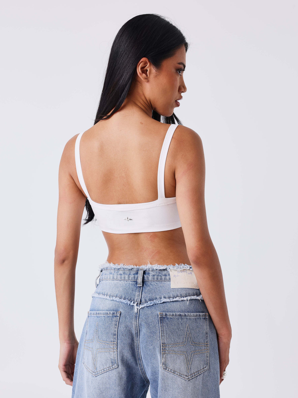 White Diamond Bralette Top